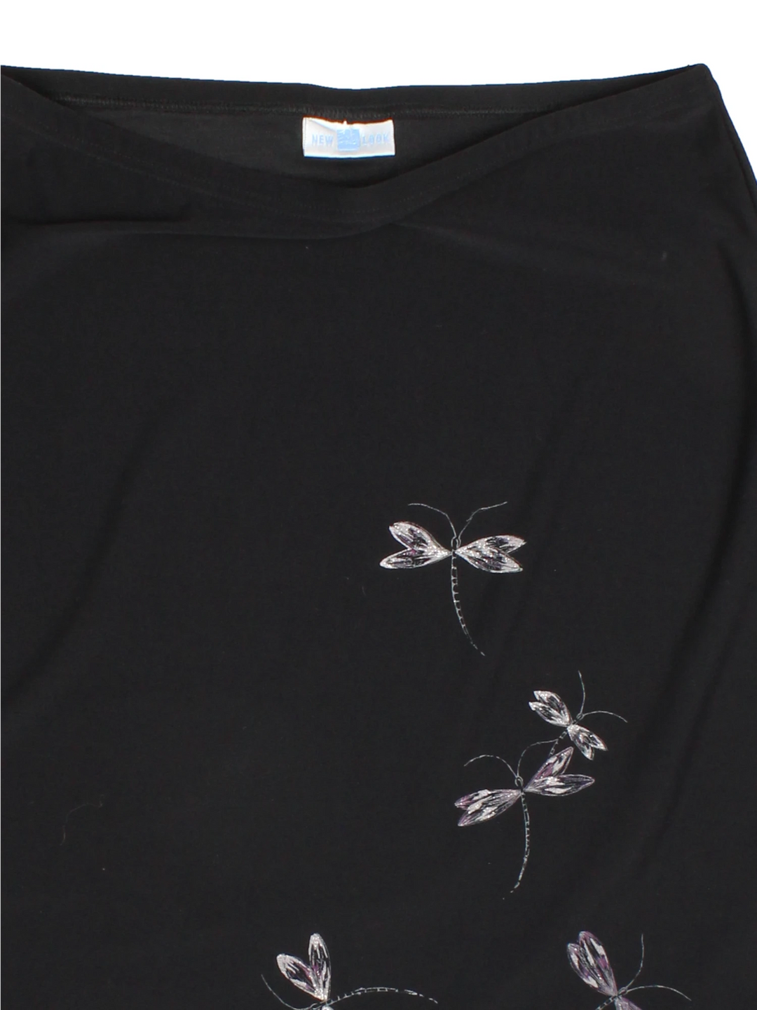 Y2K Dragonfly New Look Mini Skirt (Size M)