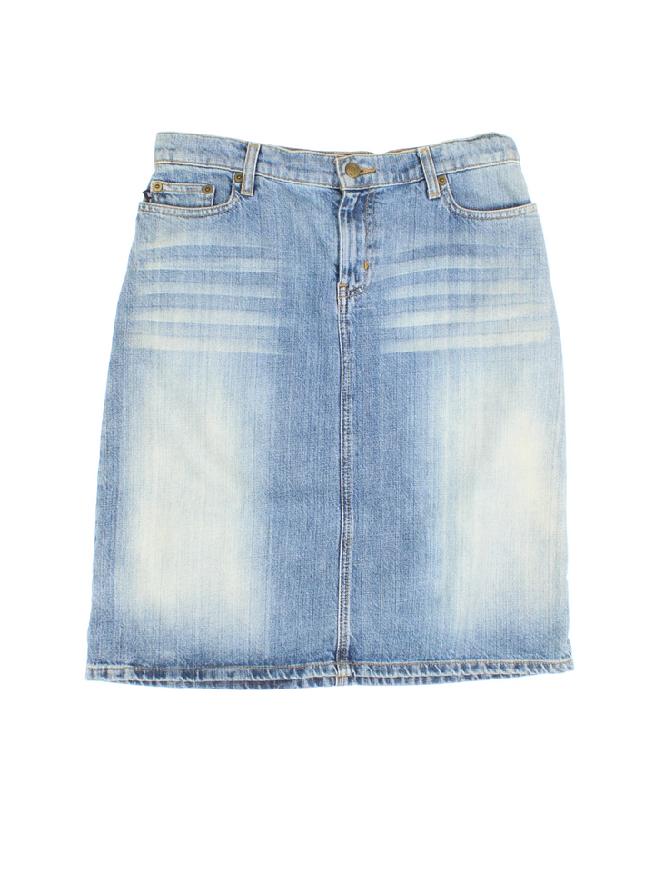 Ralph Lauren Denim Midi Skirt (Size L)