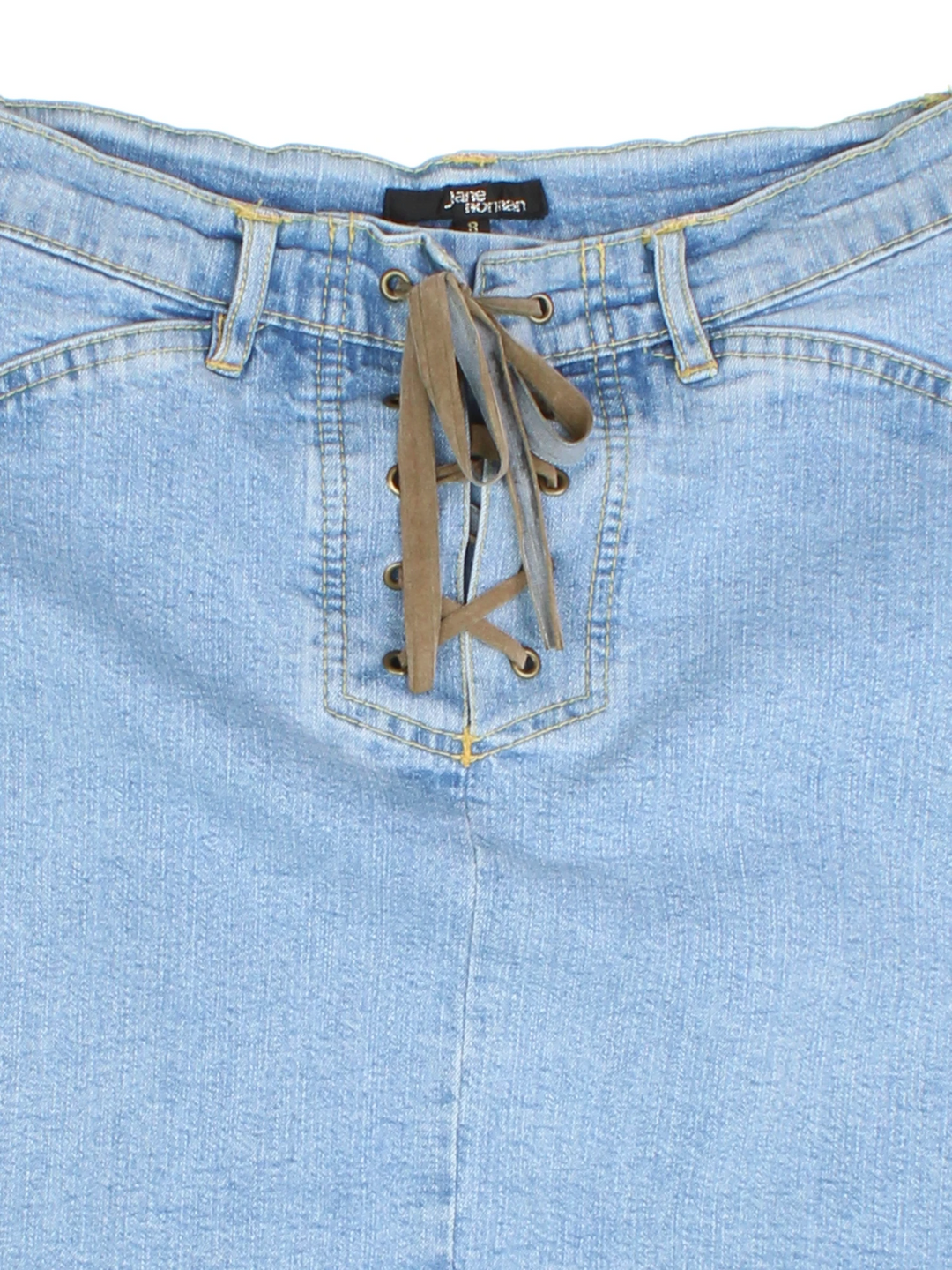 Y2K Jane Norman Denim Mini Skirt (Size S)