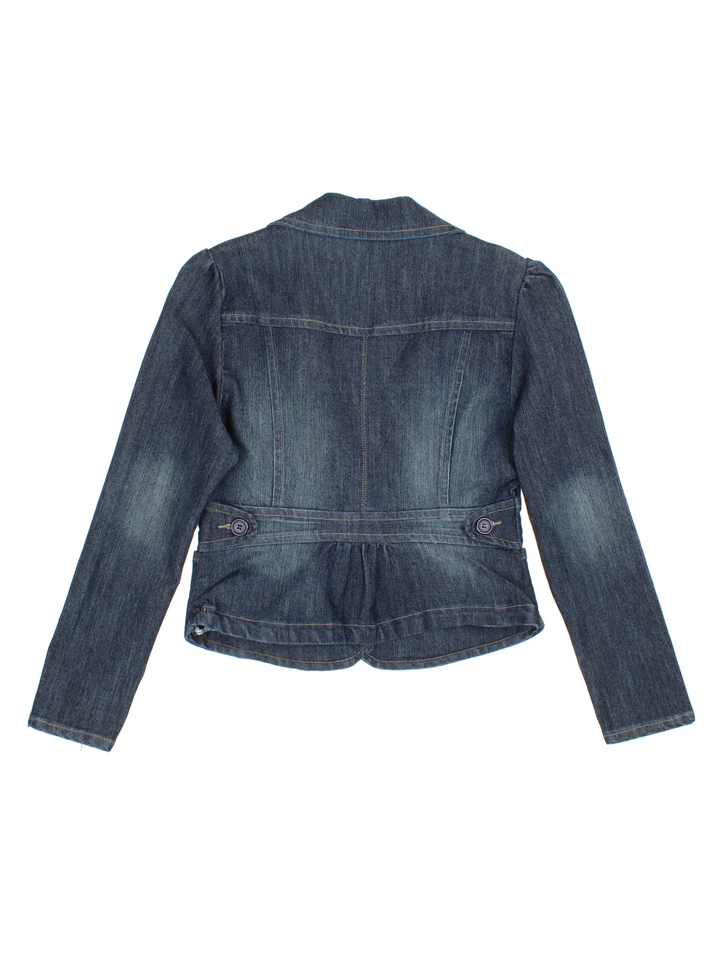 Y2K Bay Denim Blazer (Size XS)