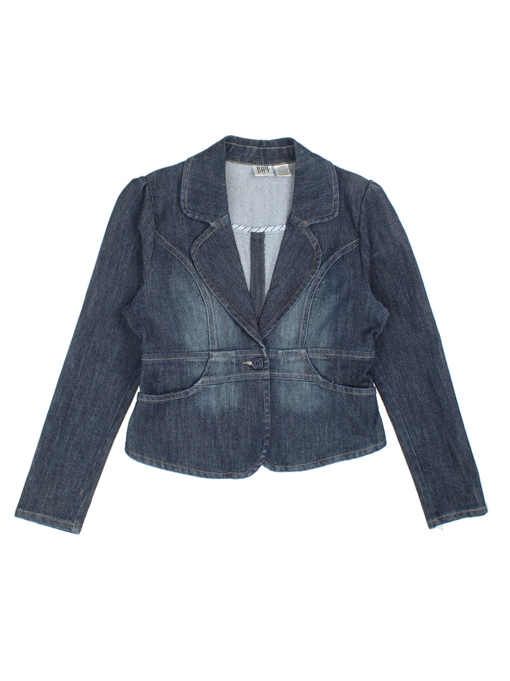 Y2K Bay Denim Blazer (Size XS)