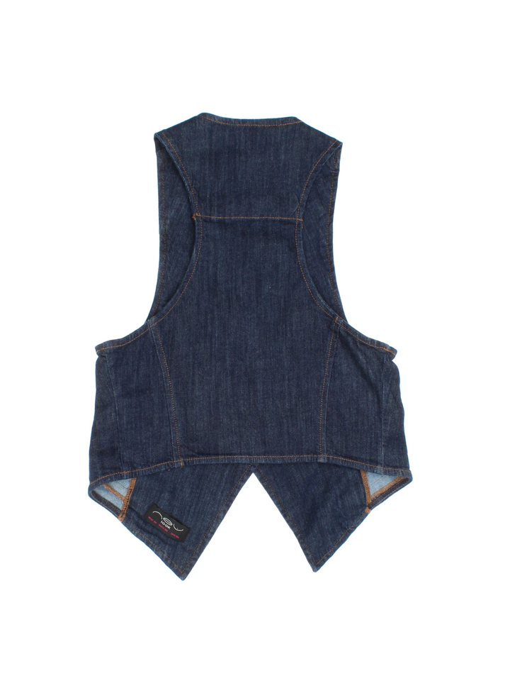 Y2K New Look Denim Waistcoat (Size XXS)