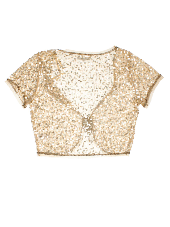 Y2K Sequin Bolero (Size XXS)