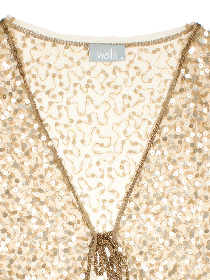 Y2K Sequin Bolero (Size XXS)