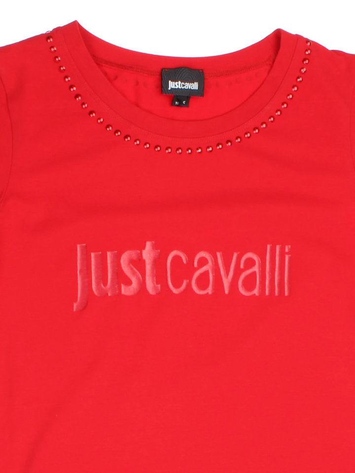 Y2K Just Cavalli T-Shirt (Size XXS)