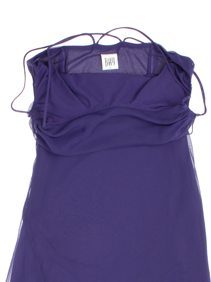 Y2K Asymmetrical Midi Dress (Size XXS)