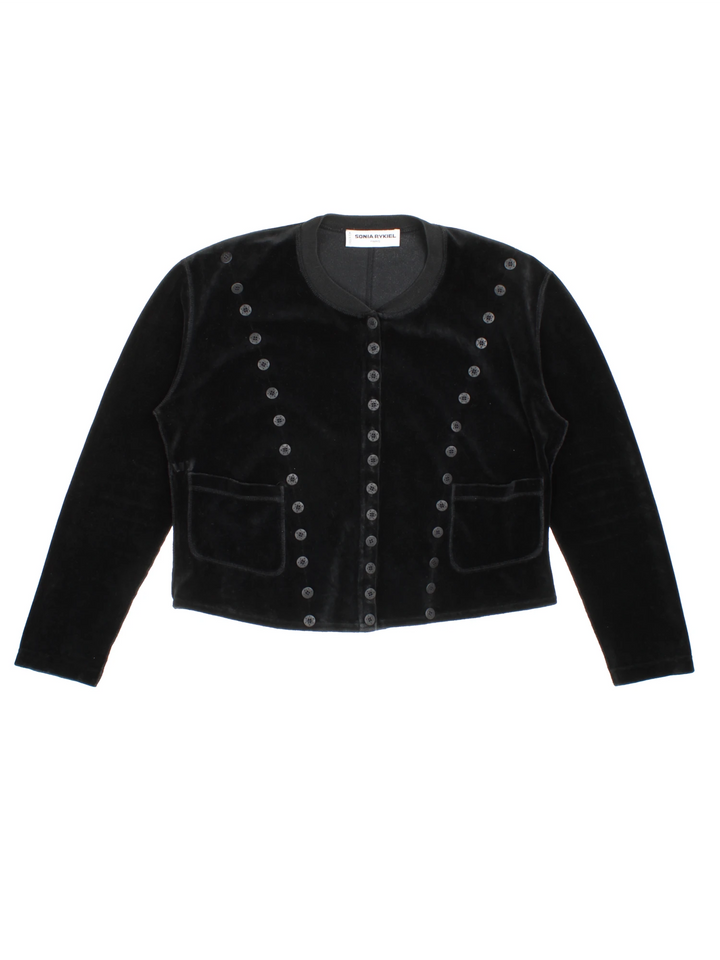 90's Sonia Rykiel Velvet Top (Size M)