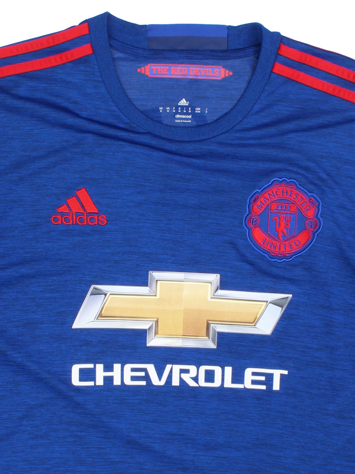 16-17 Adidas Manchester United Pogba Away Football Shirt (Size S)