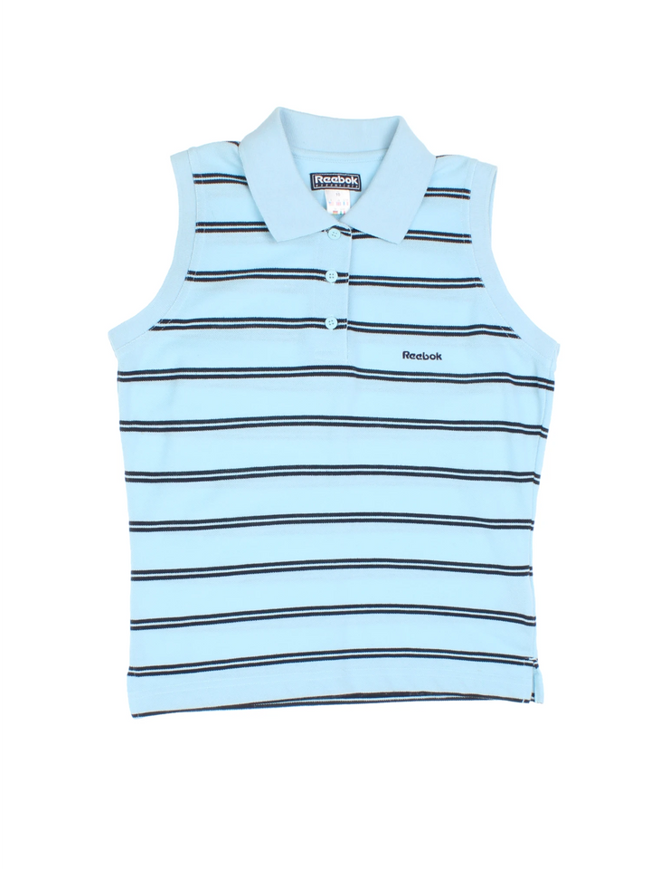 90's Reebok Sleeveless Polo Shirt (Size XXS)