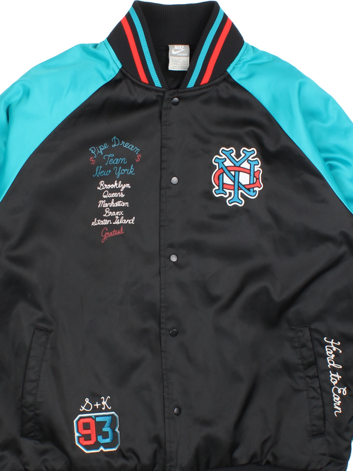 2009 Nike x Grotesk Pipe Dream Varsity Bomber Jacket (Size XL)