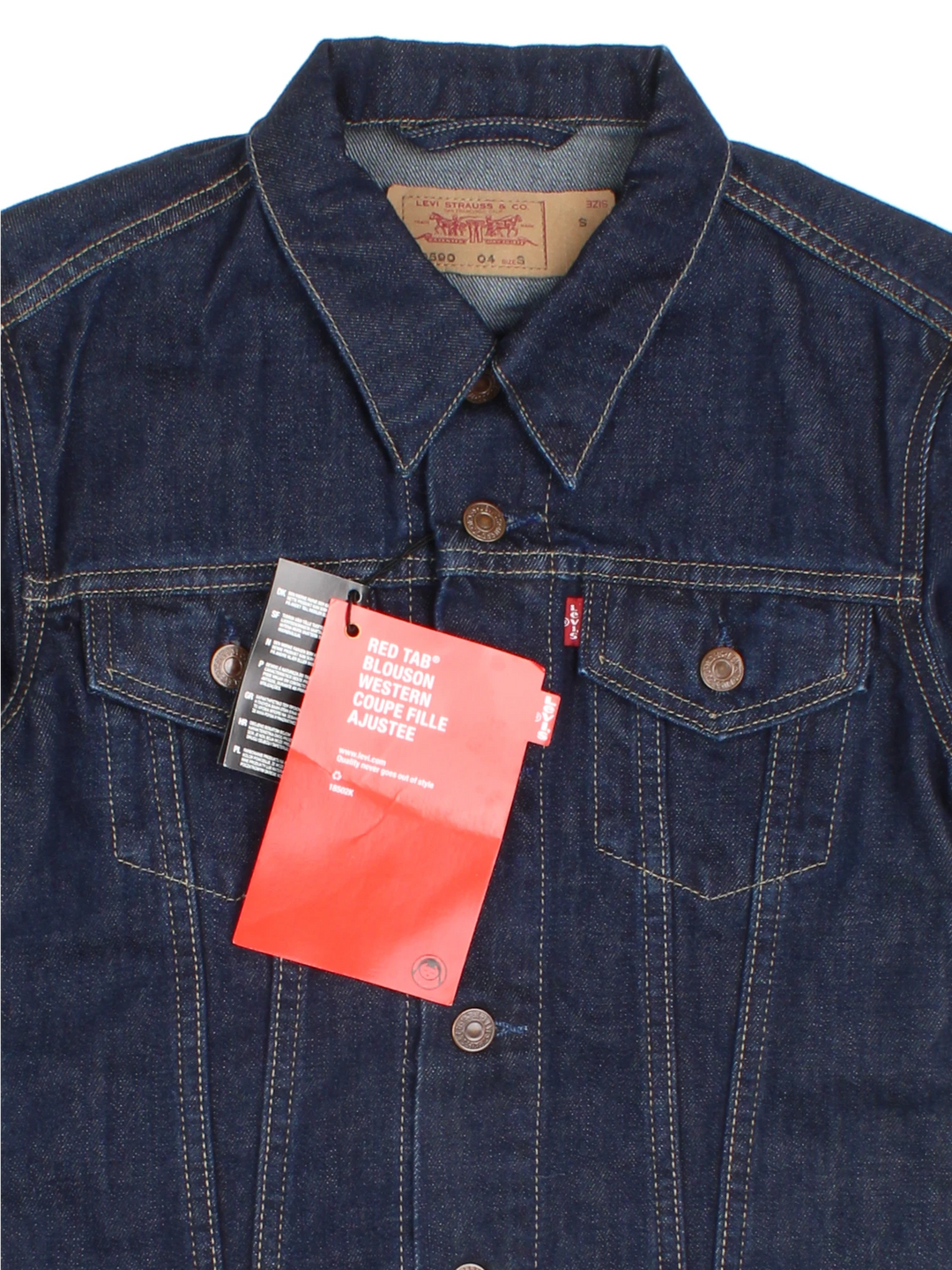 Levi Strauss Denim Trucker Jacket (Size XXS)