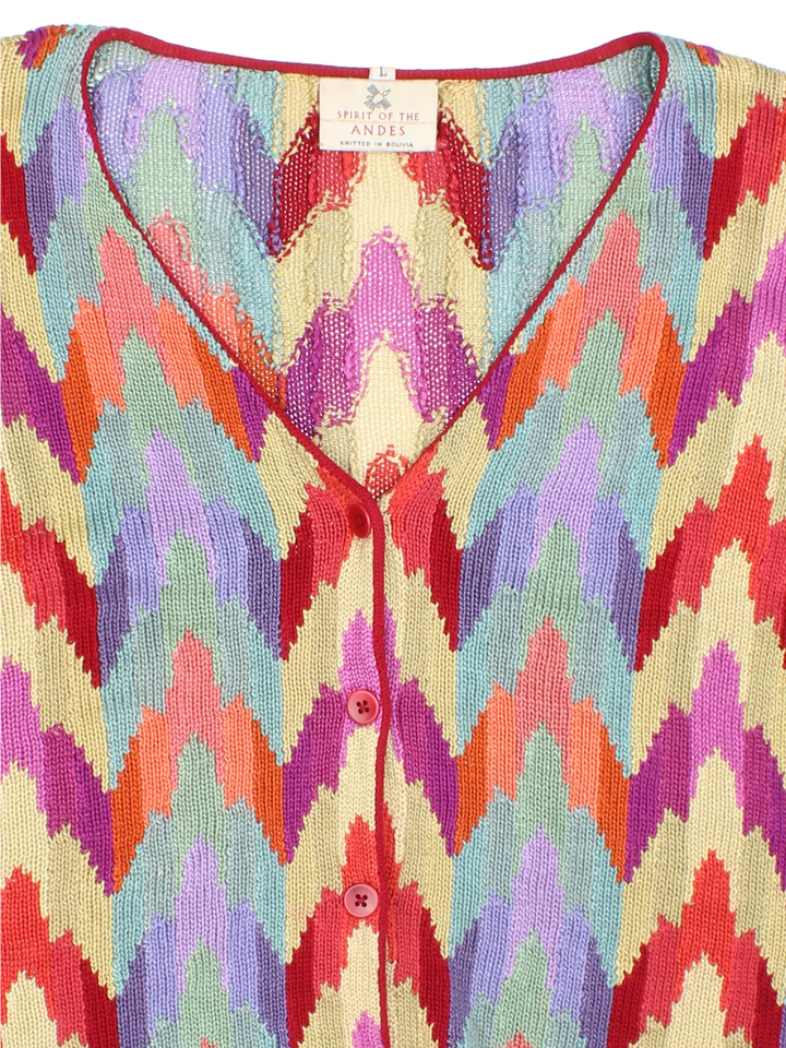 Vintage Spirit Of The Andes Cardigan (Size L)