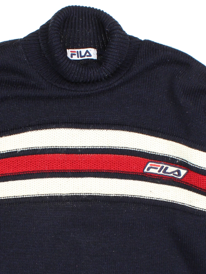 90's Fila Turtleneck Sweater (Size L)