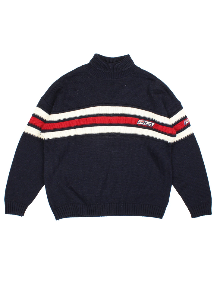 90's Fila Turtleneck Sweater (Size L)