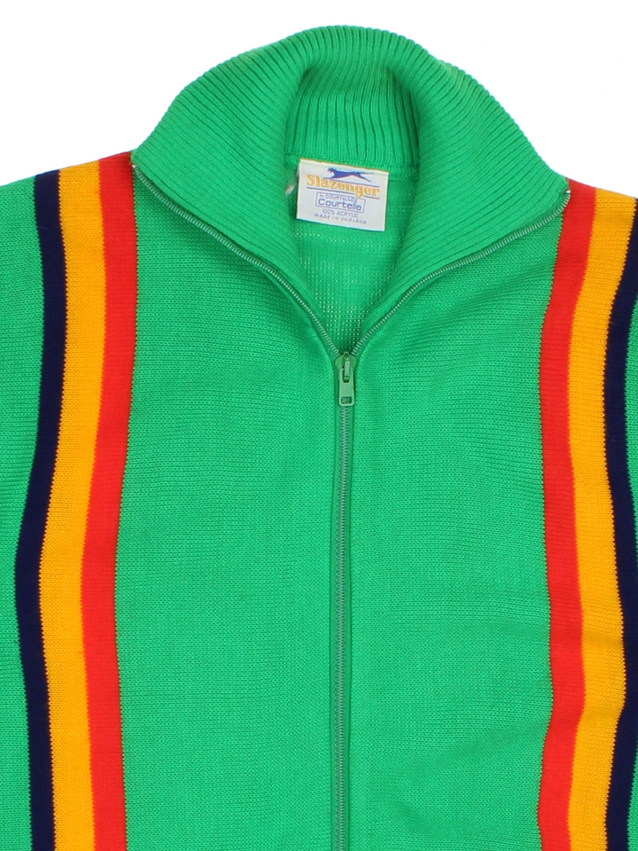 80's Slazenger Zip Cardigan (Size XS)