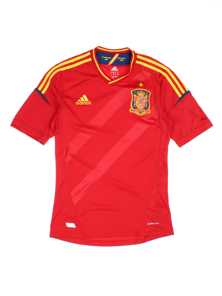 11-12 Adidas Spain Home Football Shirt (Size XS)
