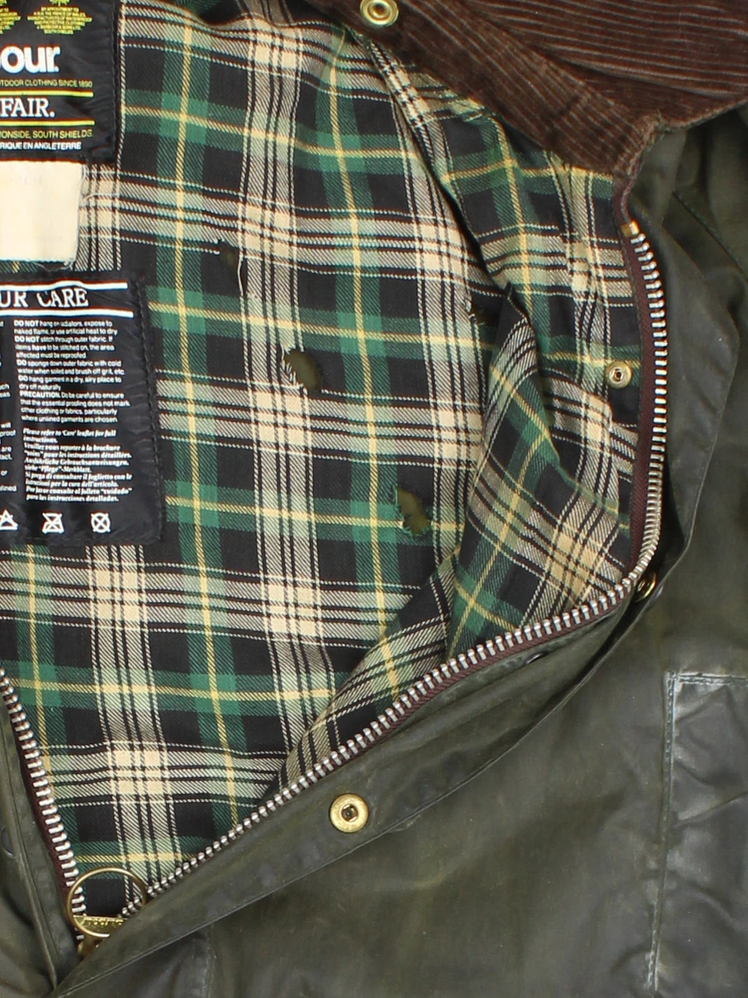 Barbour Gamefair Wax Jacket (Size L) – VintageFolk Barbour Gamefair Wax Jacket (Size L) – VintageFolk