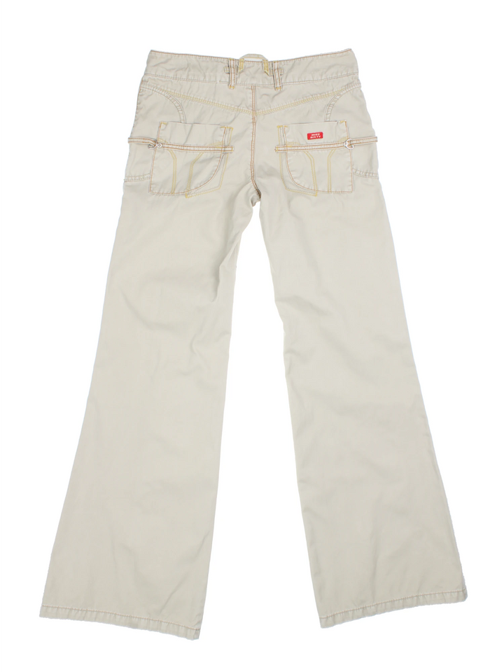 Miss Sixty Low Rise Flared Trousers (Size M)