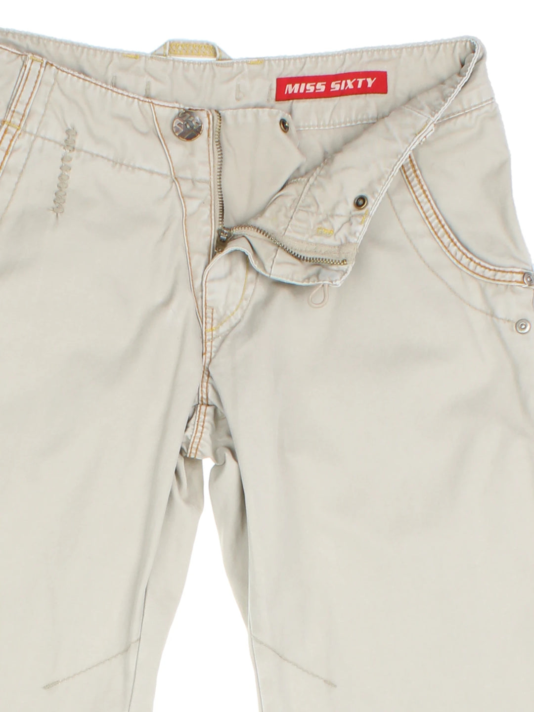 Miss Sixty Low Rise Flared Trousers (Size M)