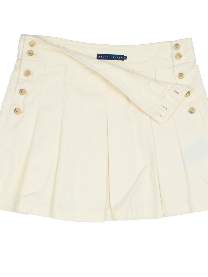 Ralph Lauren Pleated Mini Skirt (Size L)