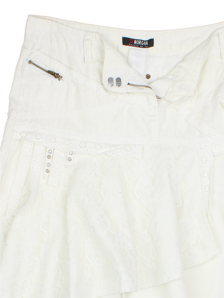 Y2K Layered Lace Morgan Midi Skirt (Size XL)