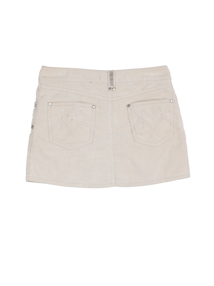 Y2K Corduroy Morgan Mini Skirt (Size M)