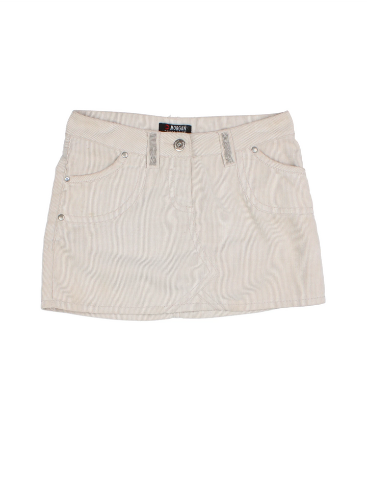 Y2K Corduroy Morgan Mini Skirt (Size M)