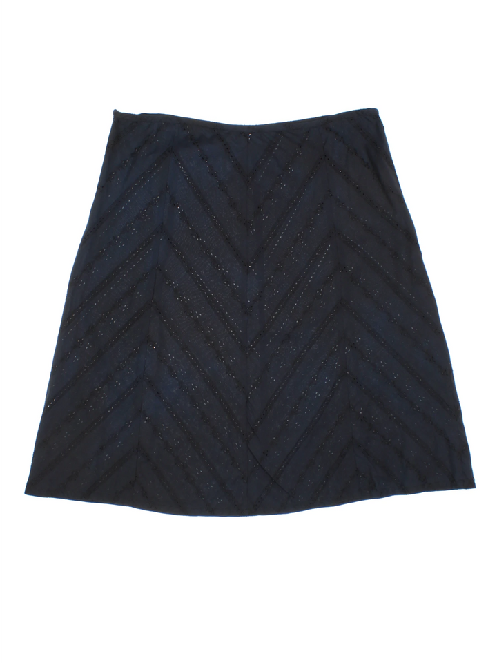 Y2K Embellished Midi Skirt (Size L)