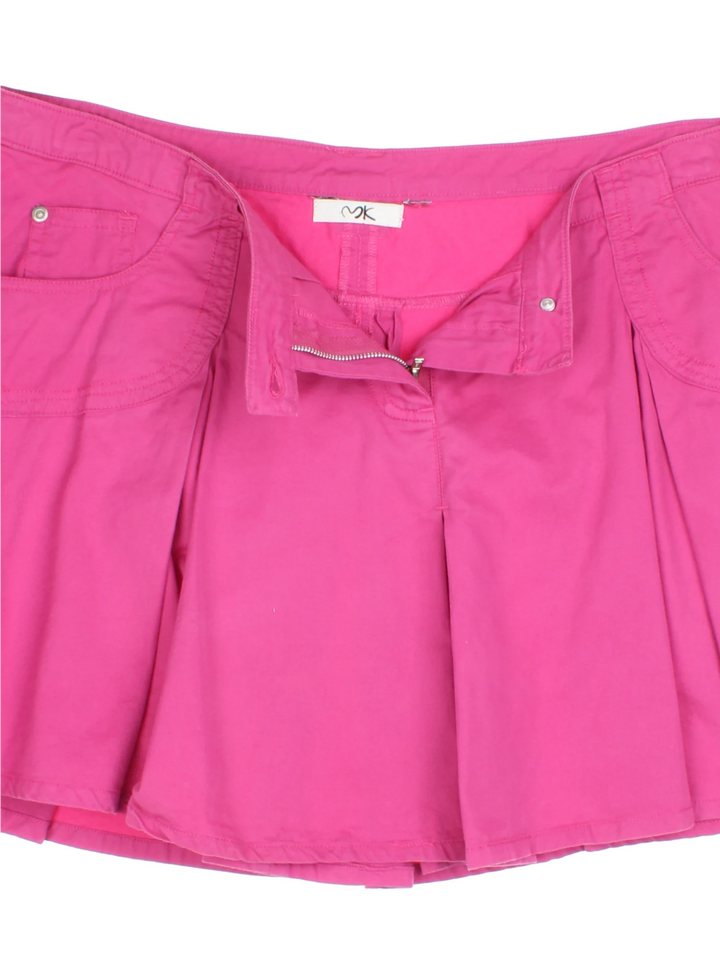 Y2K Pleated Mini Skirt (Size XXL) - VintageFolk