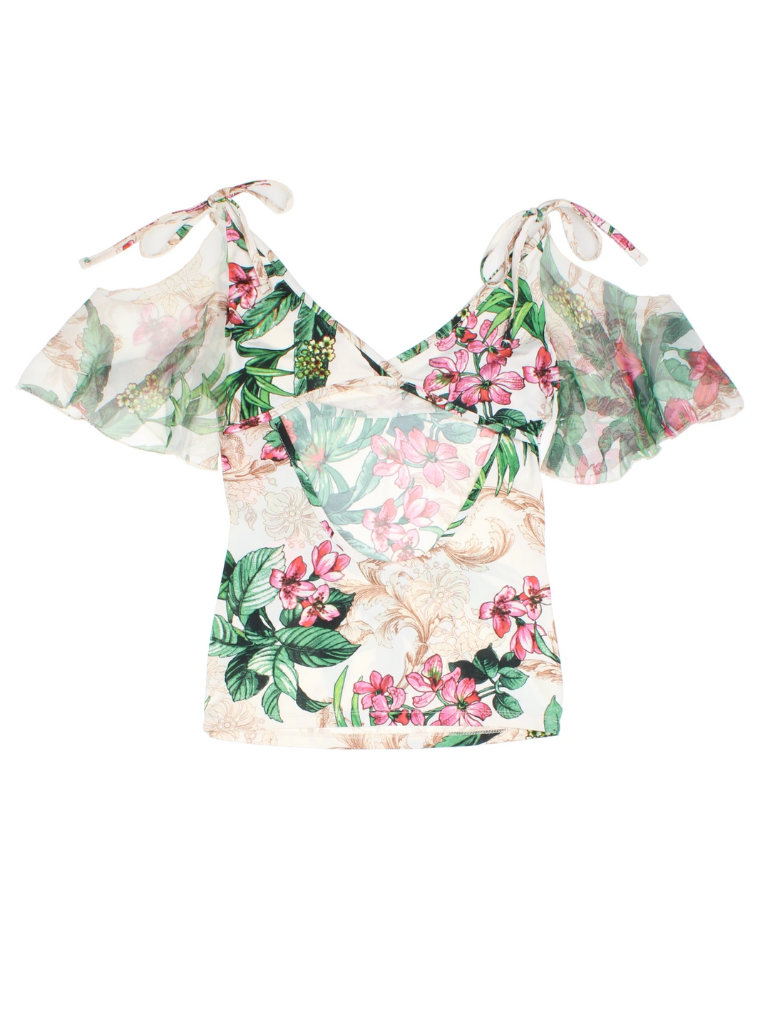 Y2K Floral Morgan Top (Size XXS)