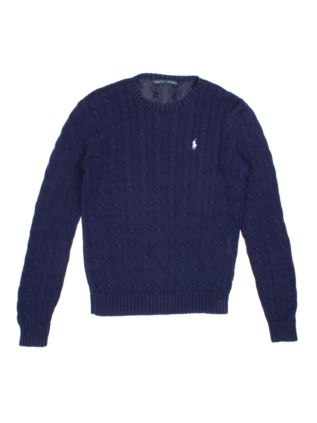 Ralph Lauren Cable Knit Jumper (Size XS) - VintageFolk