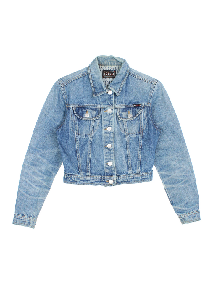 Y2K Morgan Denim Jacket (Size XXS)