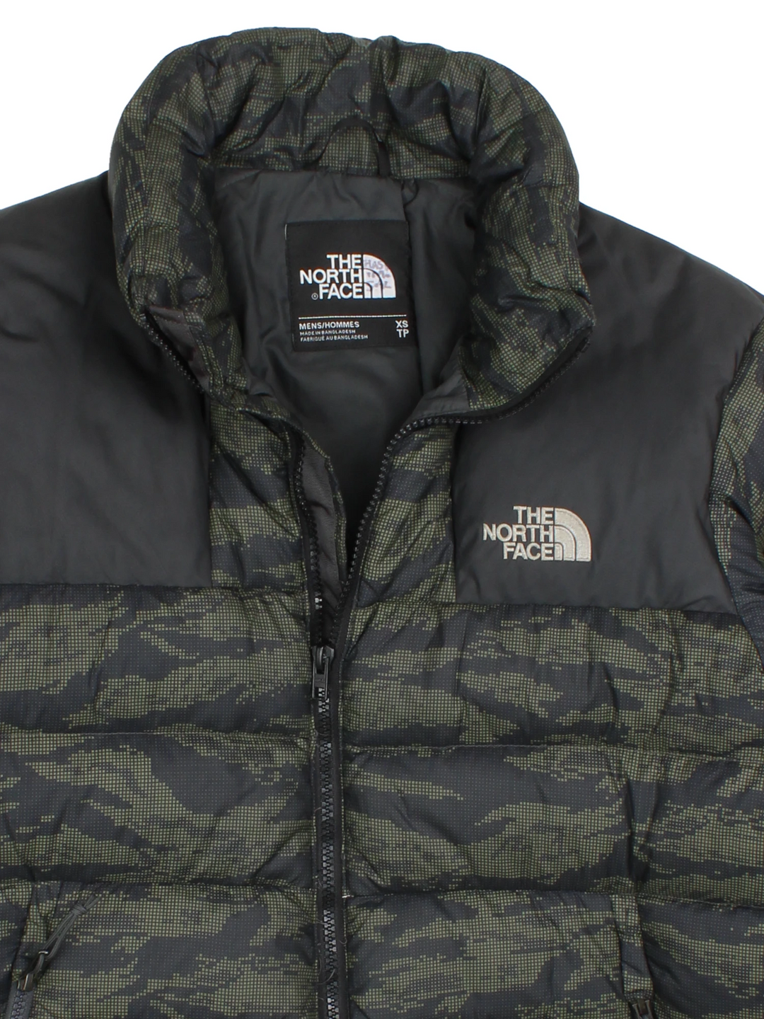 96 The North Face Retro Nuptse Pixle Camo Puffer Jacket (Size XS)