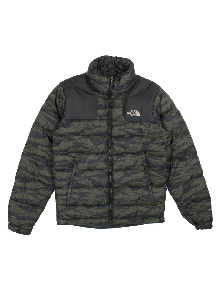 96 The North Face Retro Nuptse Pixle Camo Puffer Jacket (Size XS)