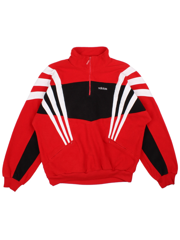 90s Adidas 1/4 Zip Fleece (Size XL)