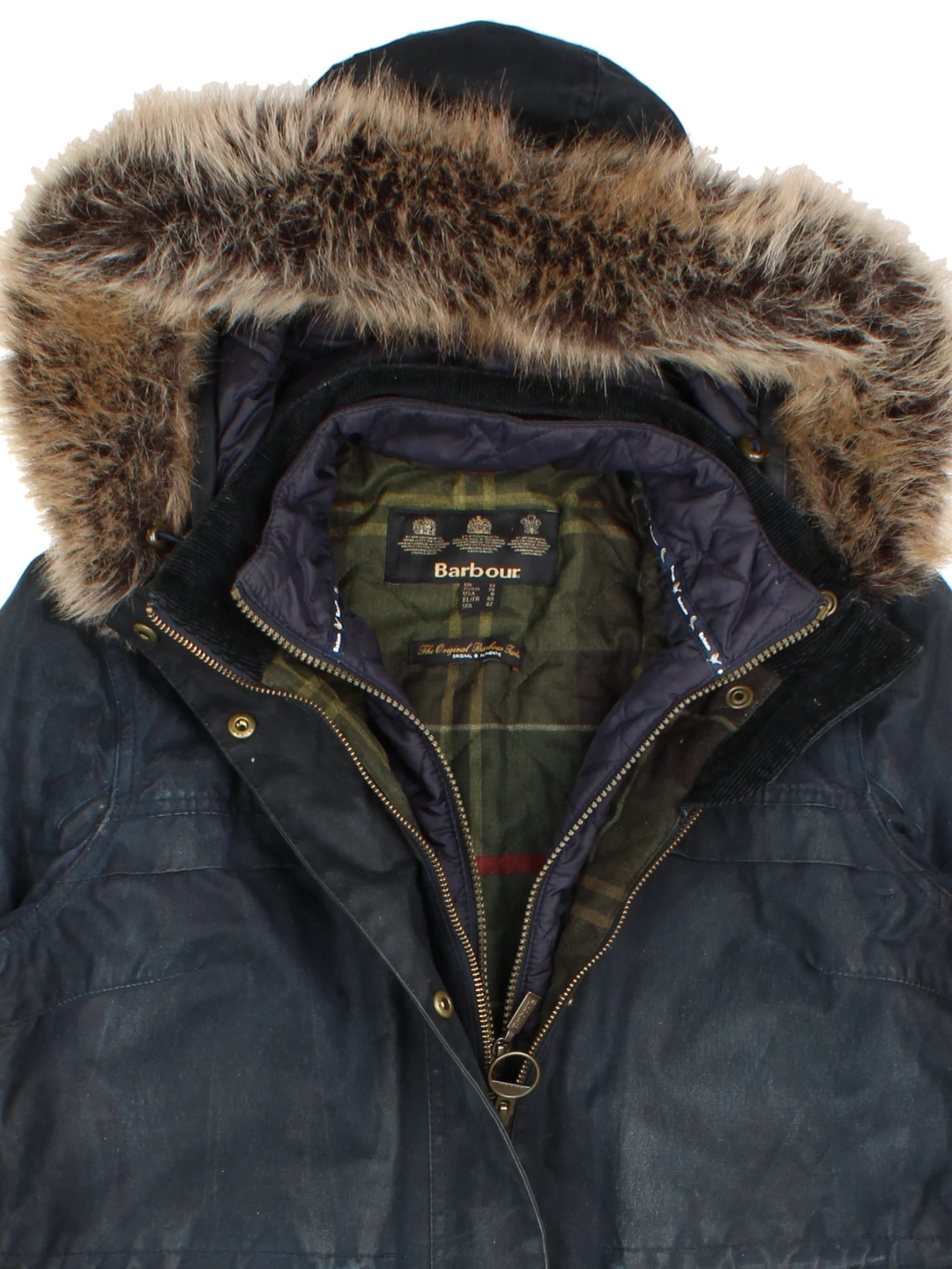Barbour City Waxed Parka (Size M)