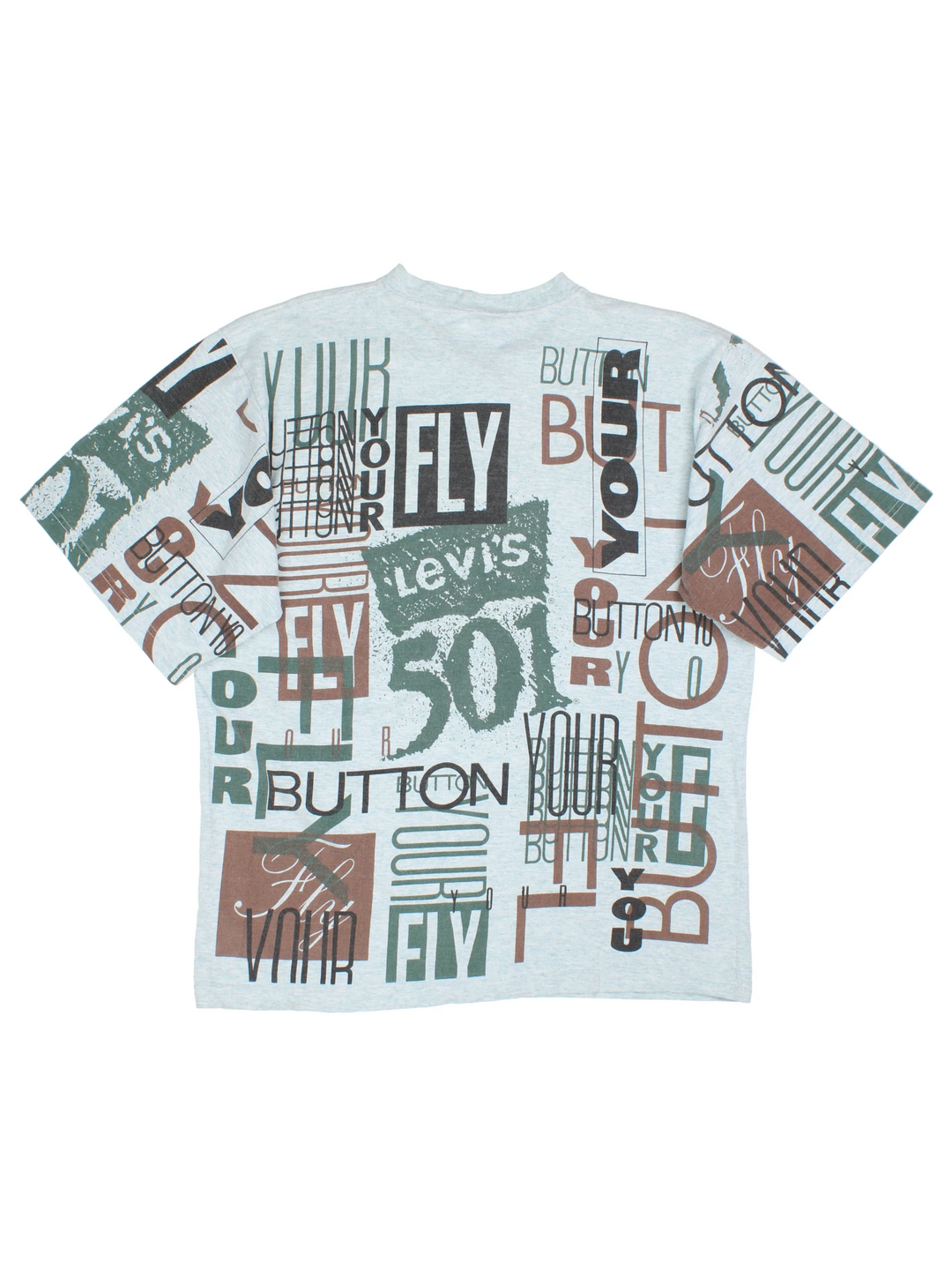 90's Levi Strauss Spell Out T-Shirt (Size M)