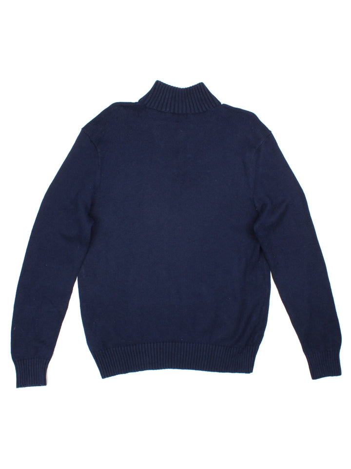 Ralph Lauren Half Button Jumper (Size L)