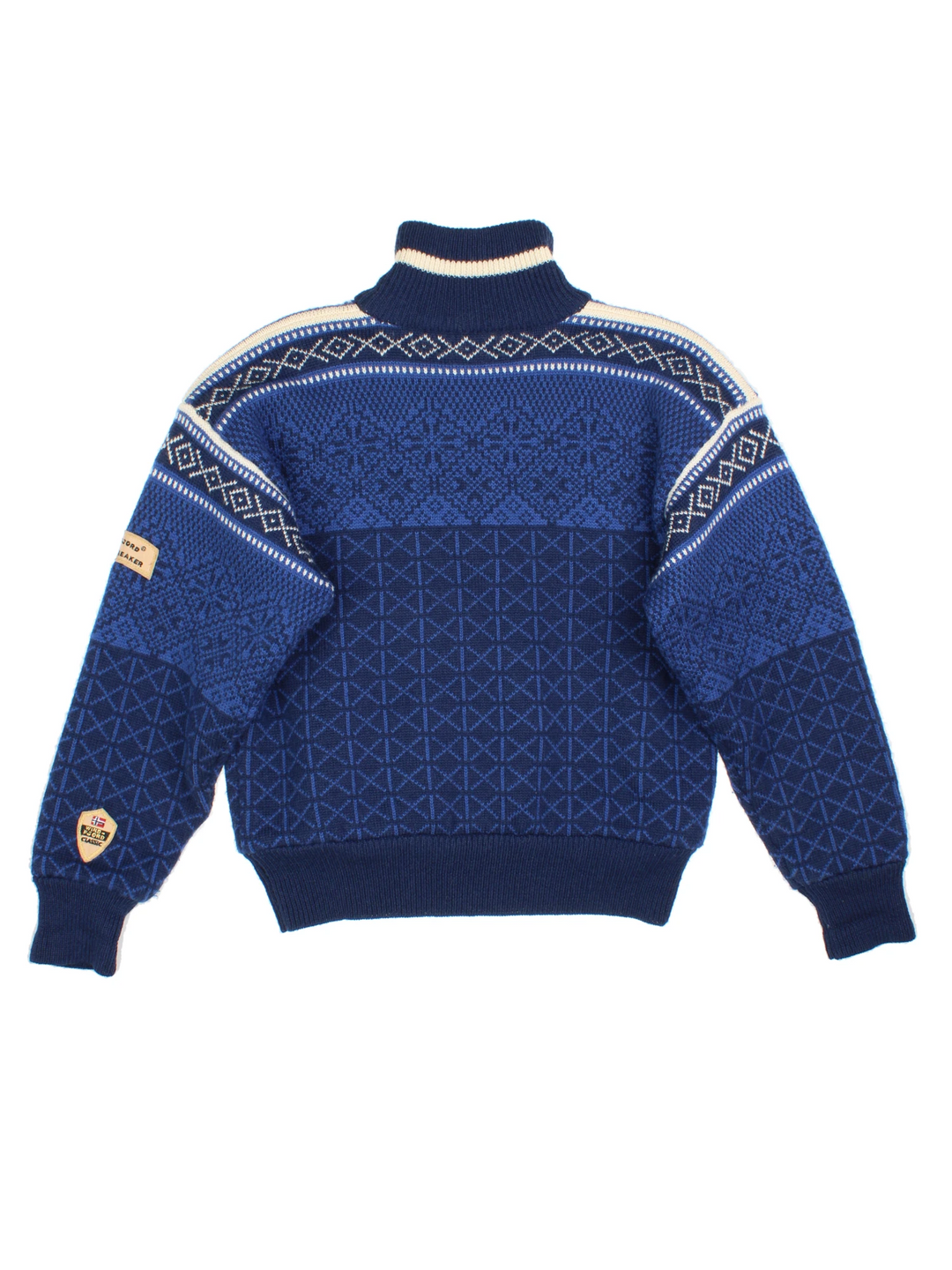 Norwegian Fair Isle Jumper (Size M) - VintageFolk