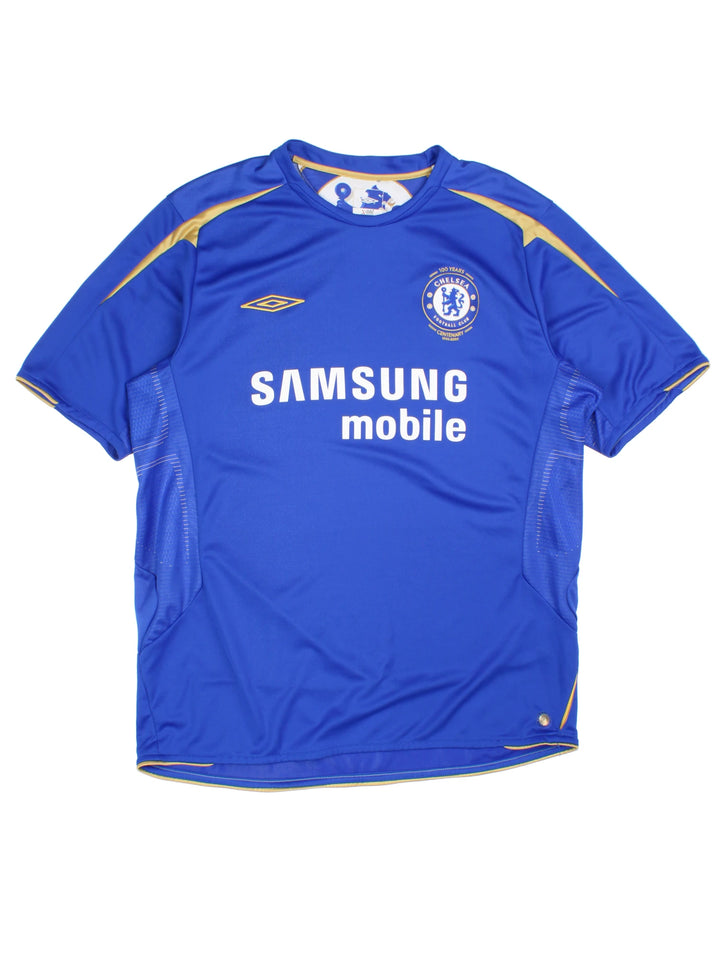05-06 Umbro Chelsea Centenary Home Football Shirt (Size L)