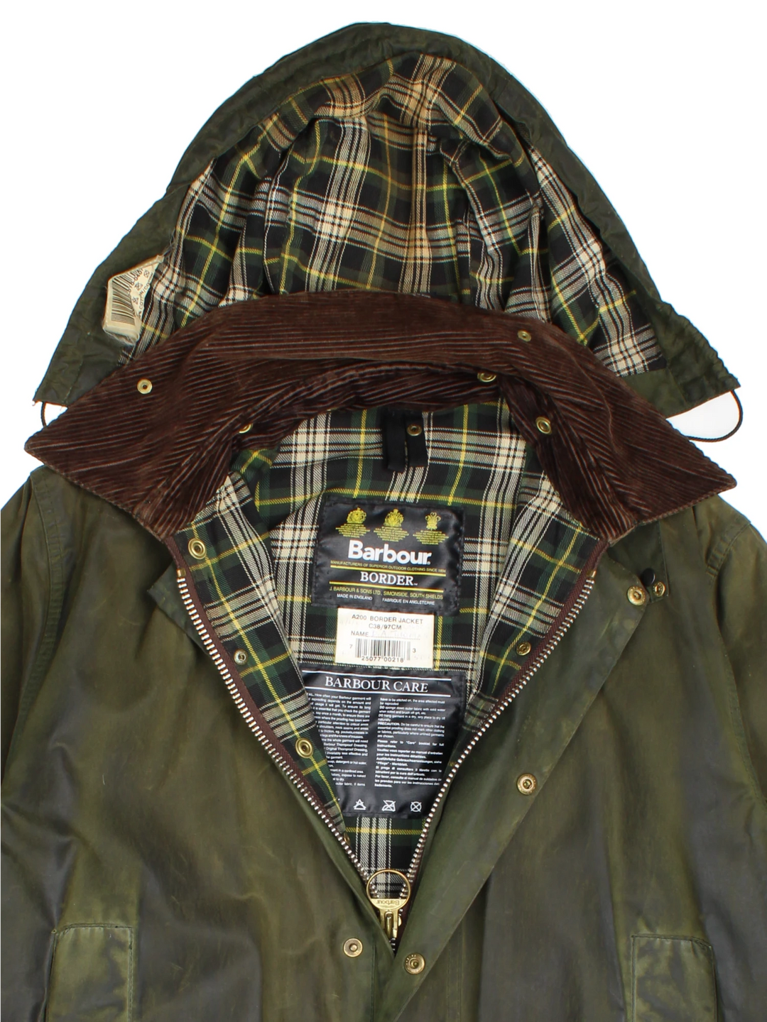Barbour Boarder Wax Jacket (Size S)