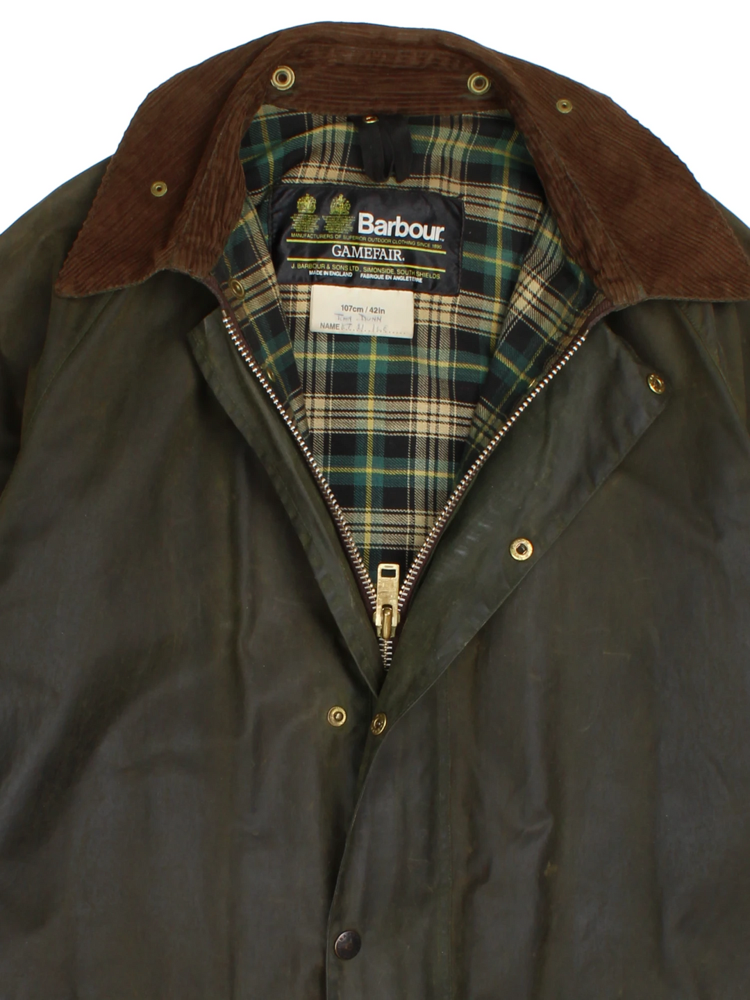 Barbour Gamefair Wax Jacket (Size XL)