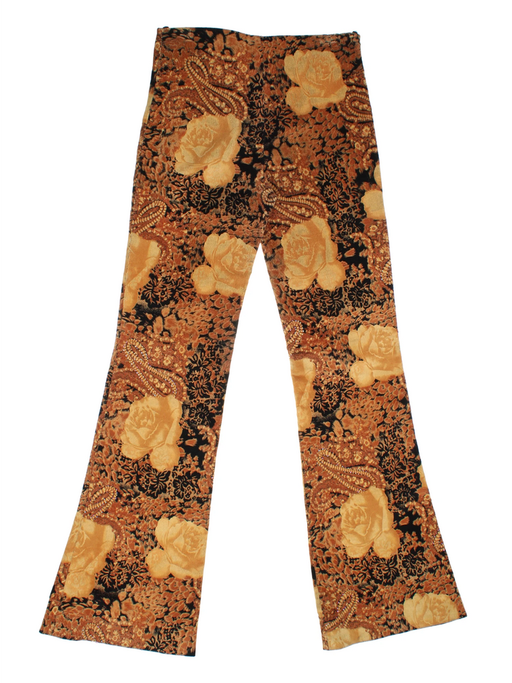 Y2K Paisley Cord Co-Ord (Größe S)