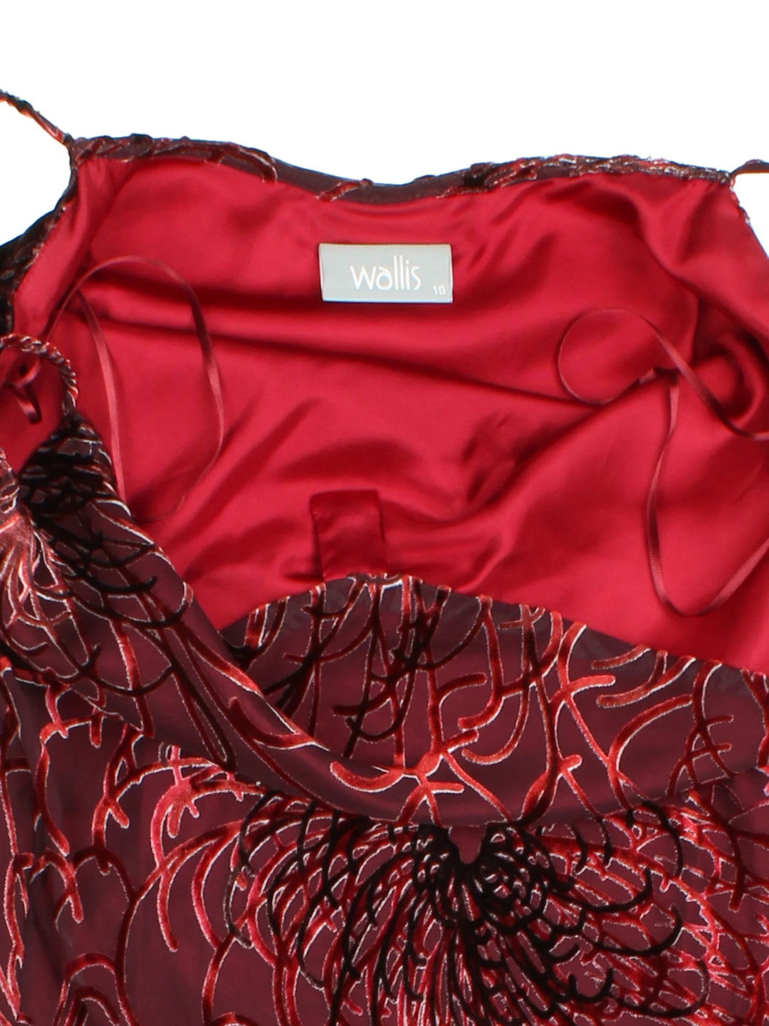 Y2K Floral Layered Midi Dress (Size XS)