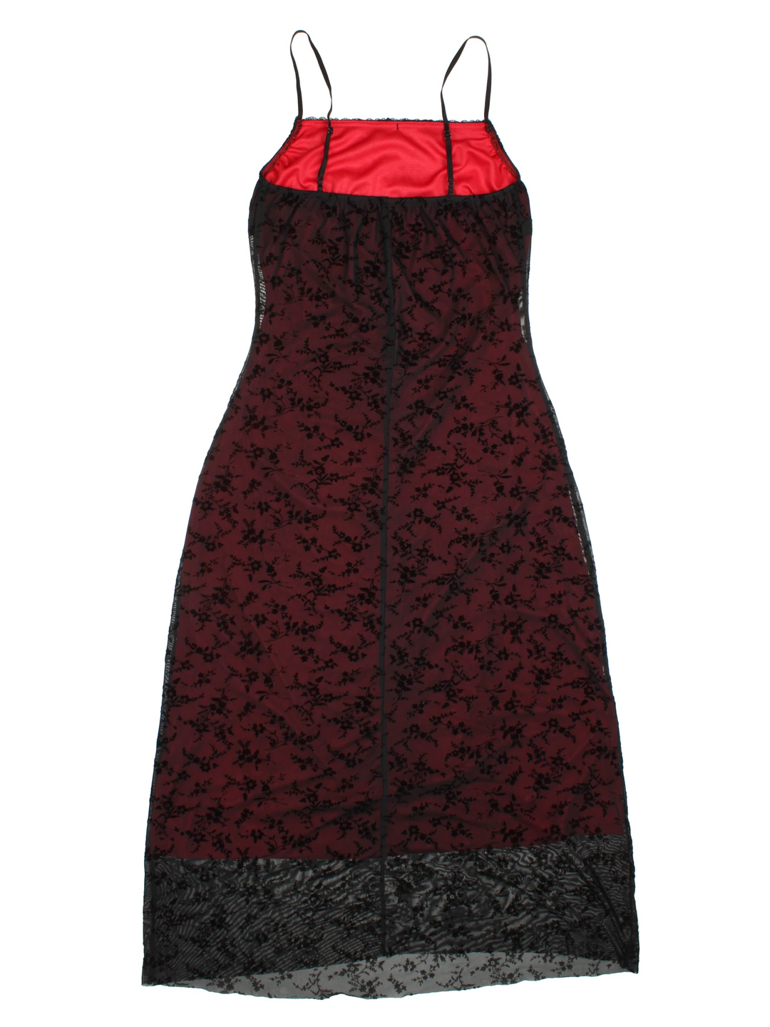 Y2K Lace Maxi Dress (Size M)