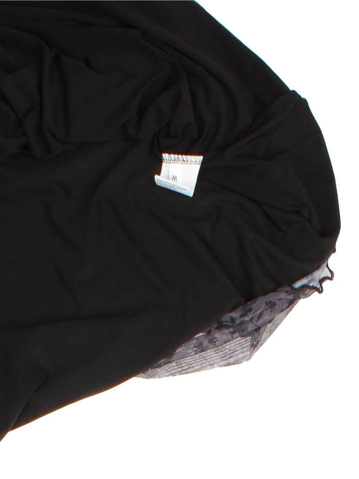 Y2K Mesh Floral Midi Dress (Size XXS)