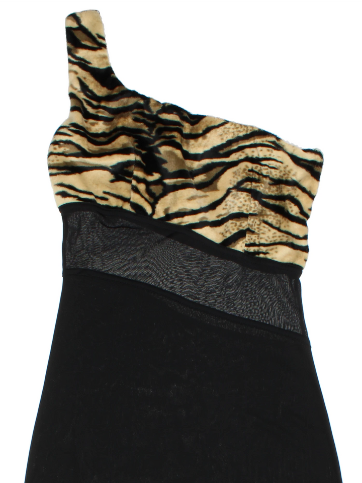 Y2K Tiger Morgan Maxi Dress (Size XXS)