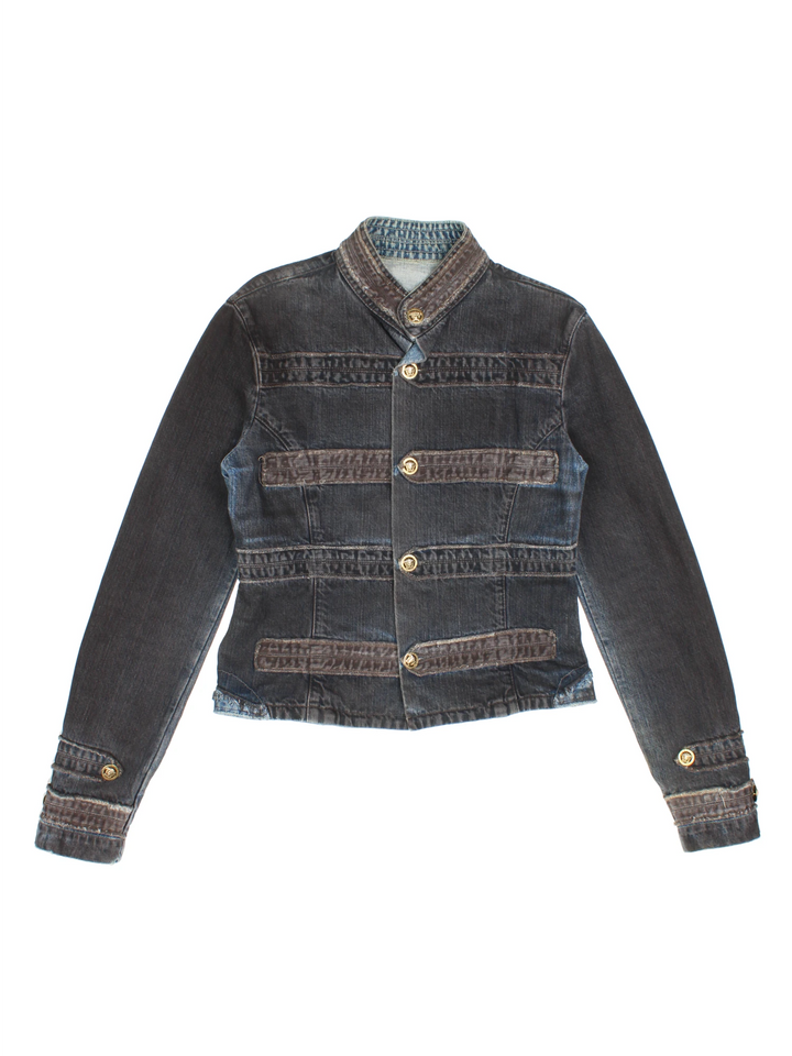 90's Versace Jeans Couture Denim Jacket (Size XXS)