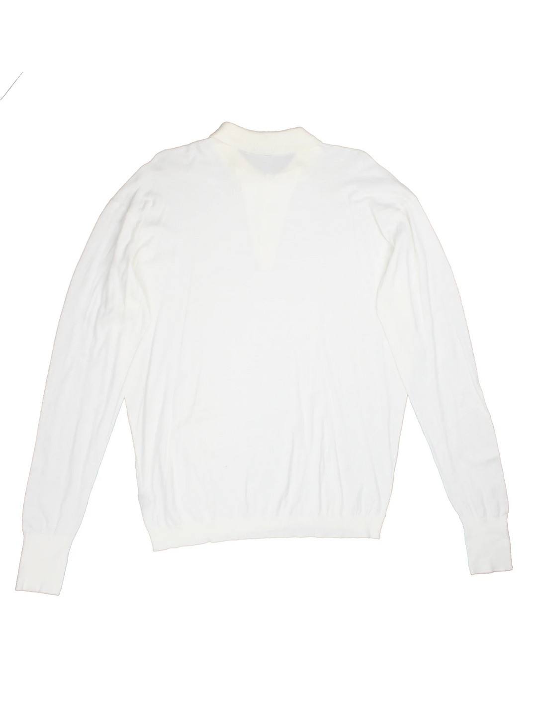 John Smedley Knitted Polo Shirt (Size L)