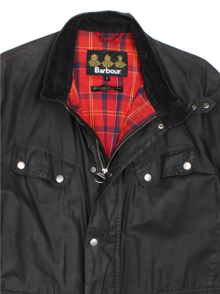 Barbour International Duke Wax Jacket (Size S)